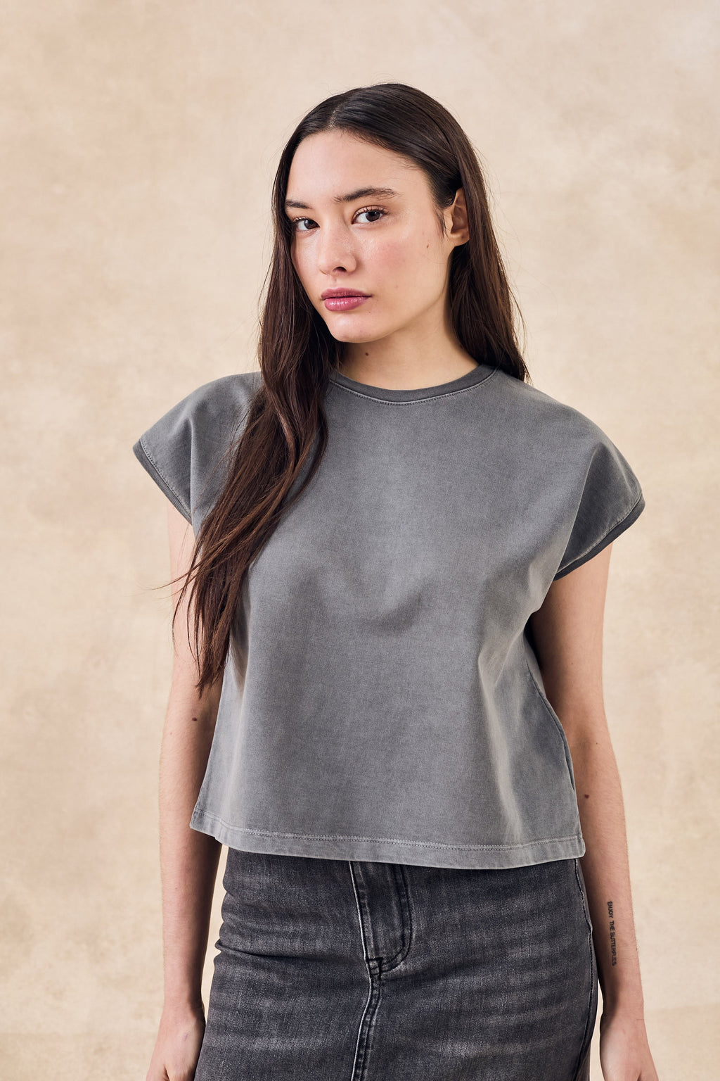Camiseta Curta Lavada