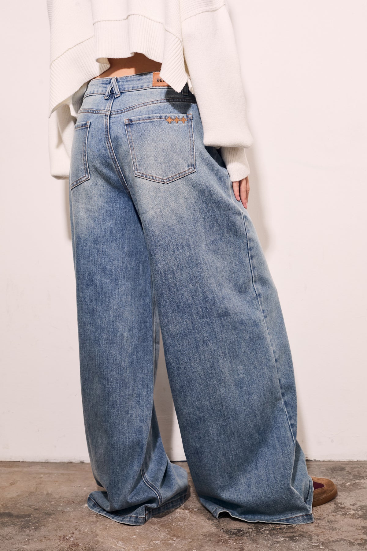 Jeans Perna Longa - Denim