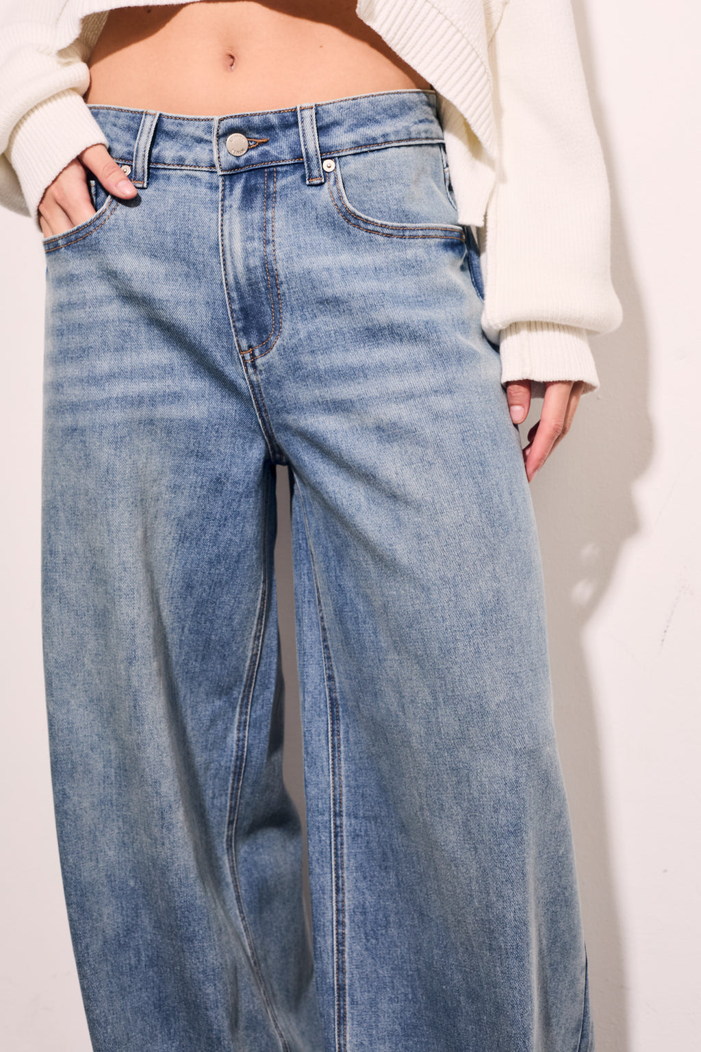 Jeans Perna Longa - Denim