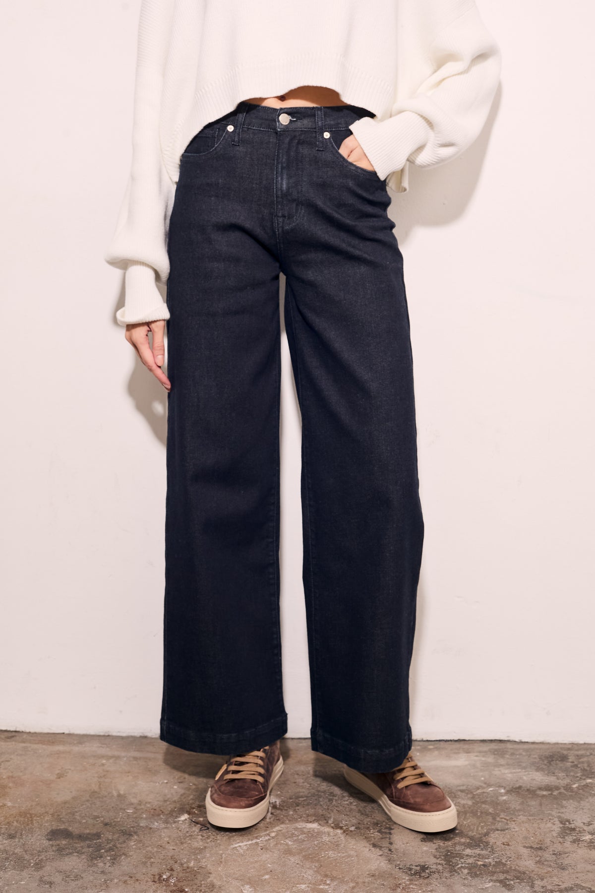 Jeans Wide Indigo - Denim