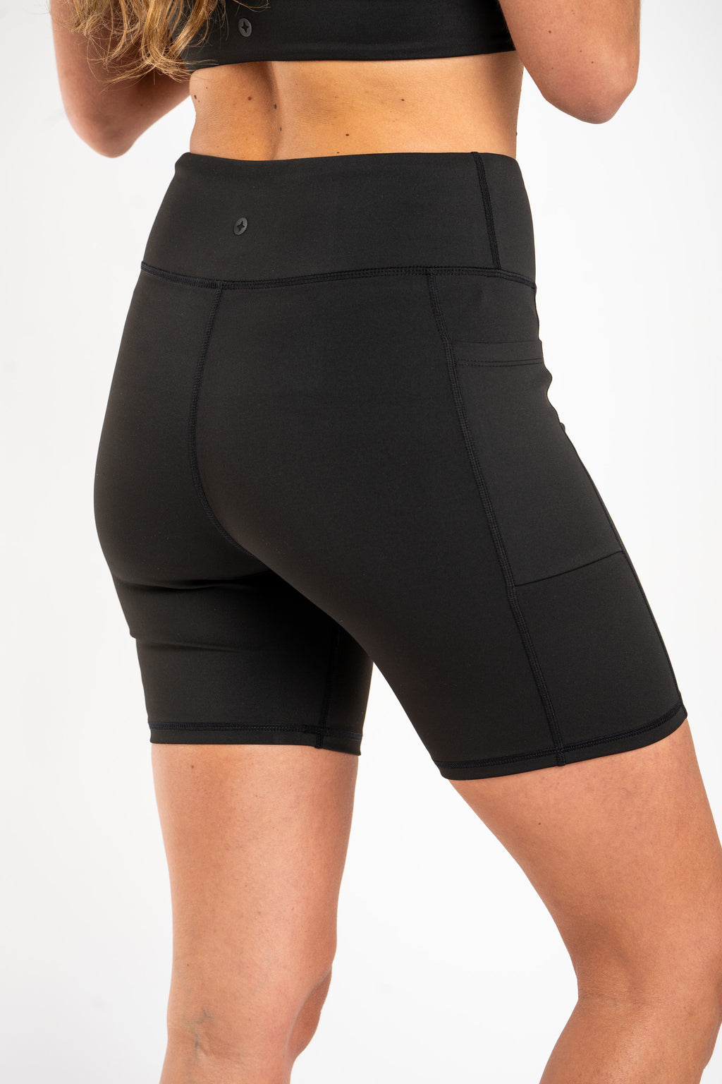 Biker Fitness Cintura Alta - Preto