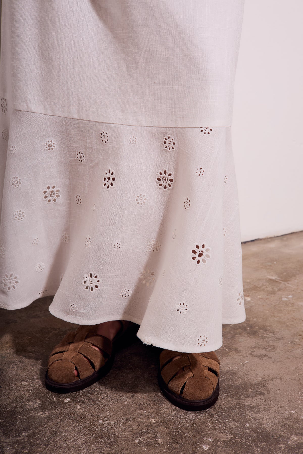 Saia Broderie - Pérola
