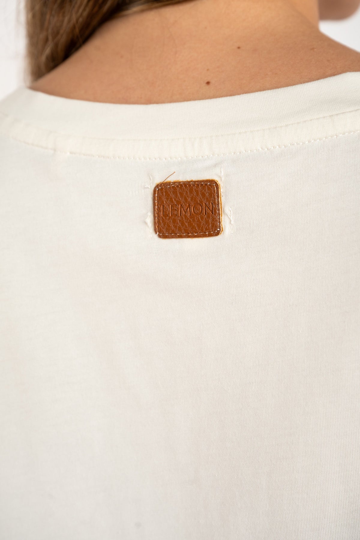 Camiseta Algodão Peinado Pérola - Lemon