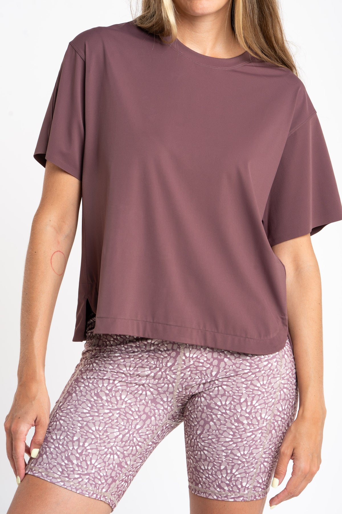 Camiseta Fitness - Malva