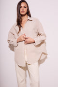 Camisa Listras - Areia