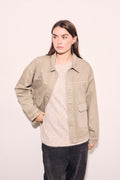 Sobrecamisa Bordada Garment Dyed - Safari