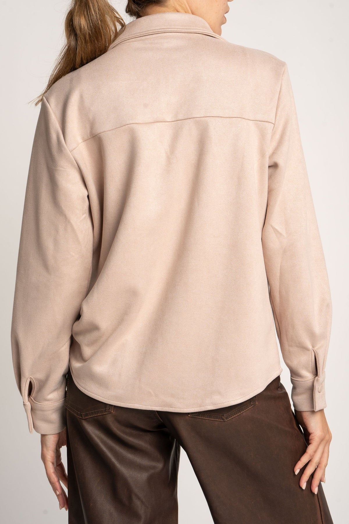Camisa Camurça Couro Vegano