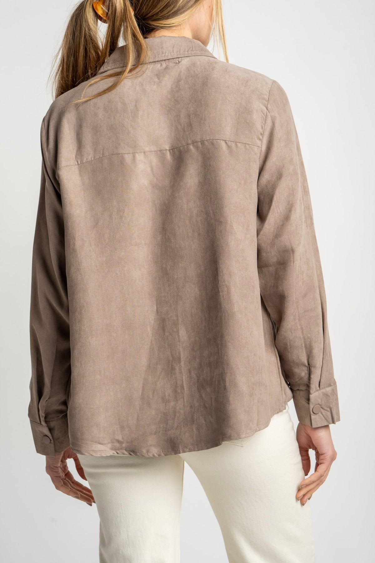 Camisa Camurça Vegana - Mocha