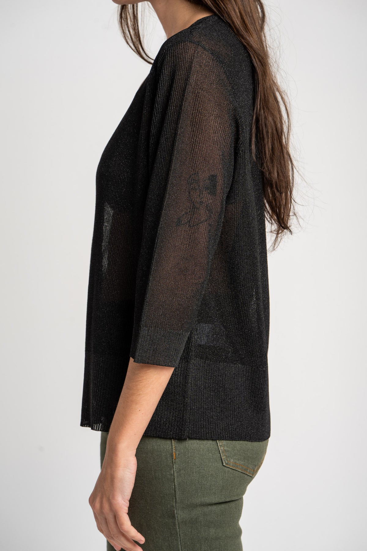 Suéter Lurex - Preto
