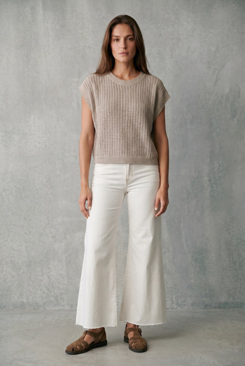Colete Lurex - Cinza