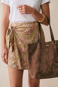 Travel Bag Camurça Vegana - Marrom