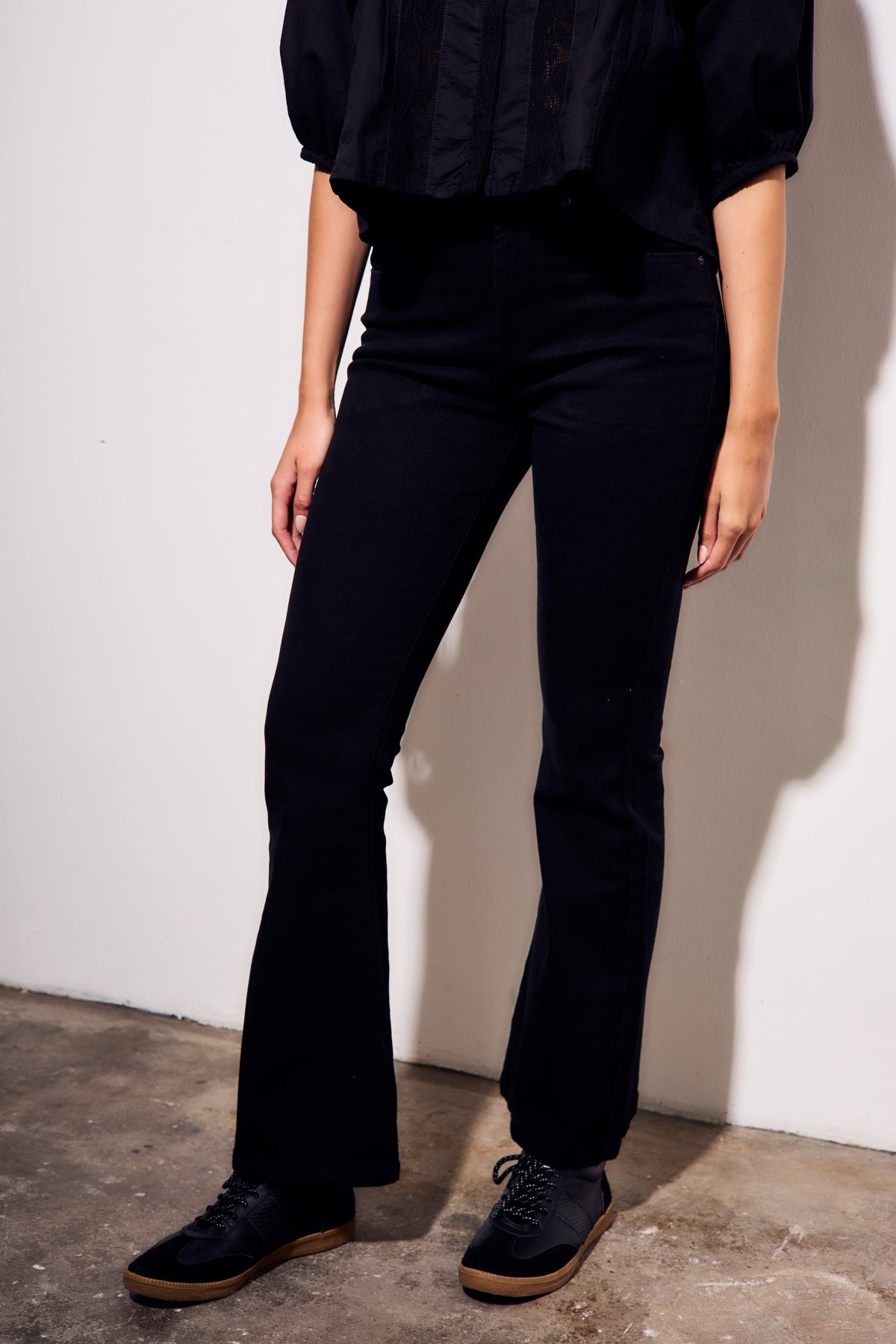 Jeans Flare - Preto