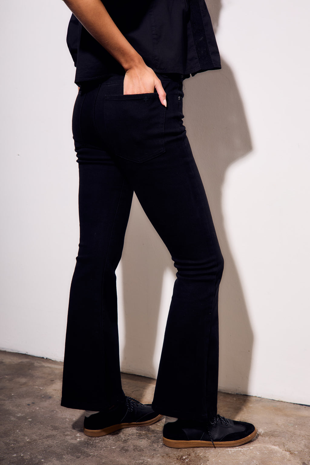 Jeans Flare - Preto