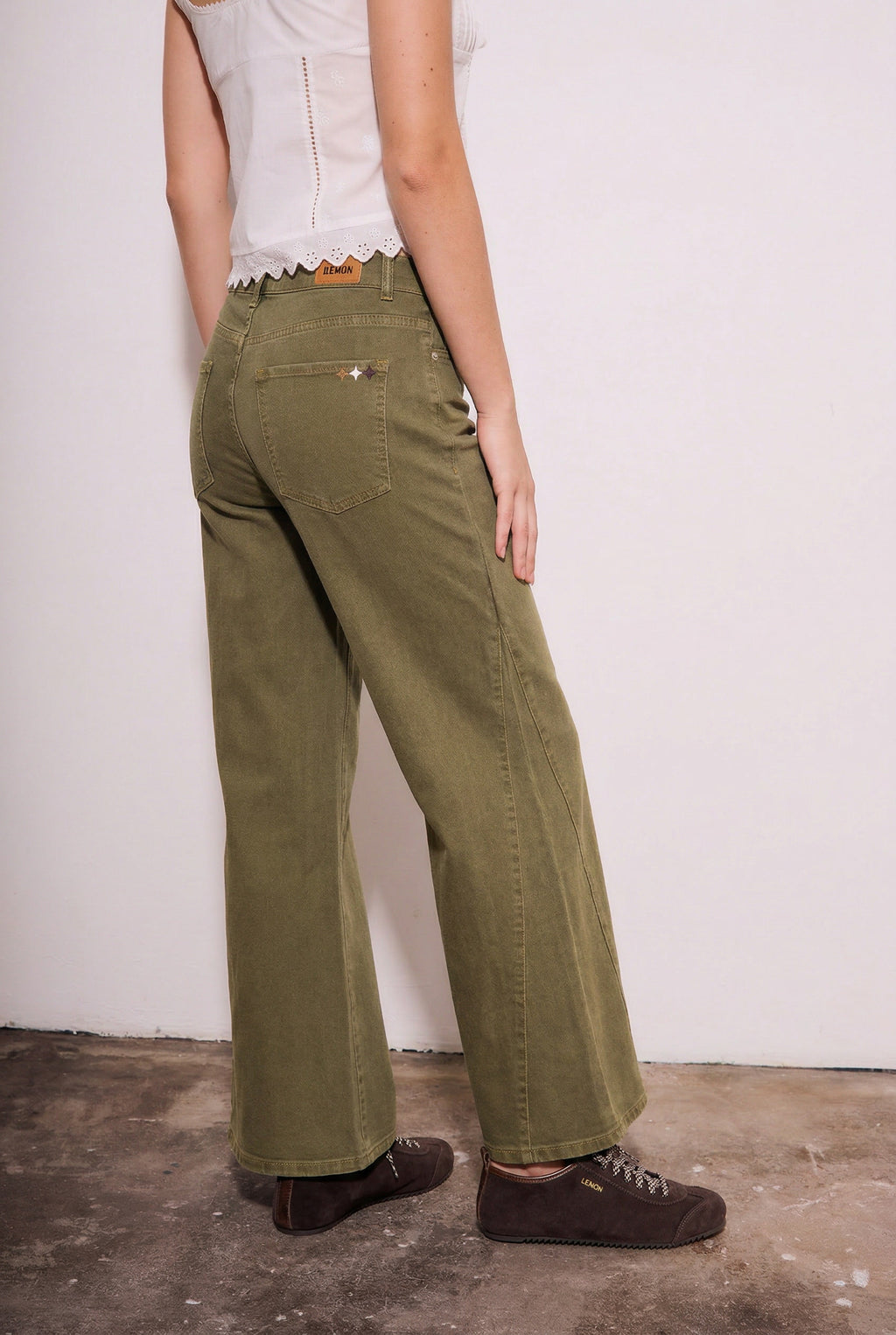 Jeans Flare - Oliva