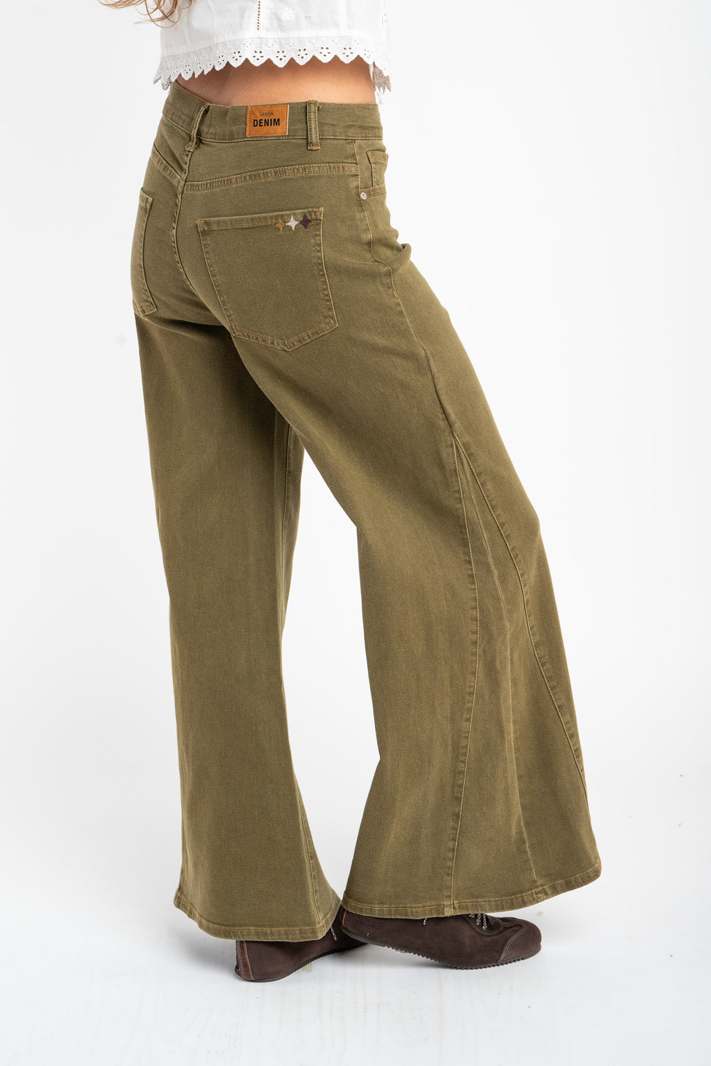 Jeans Flare - Oliva