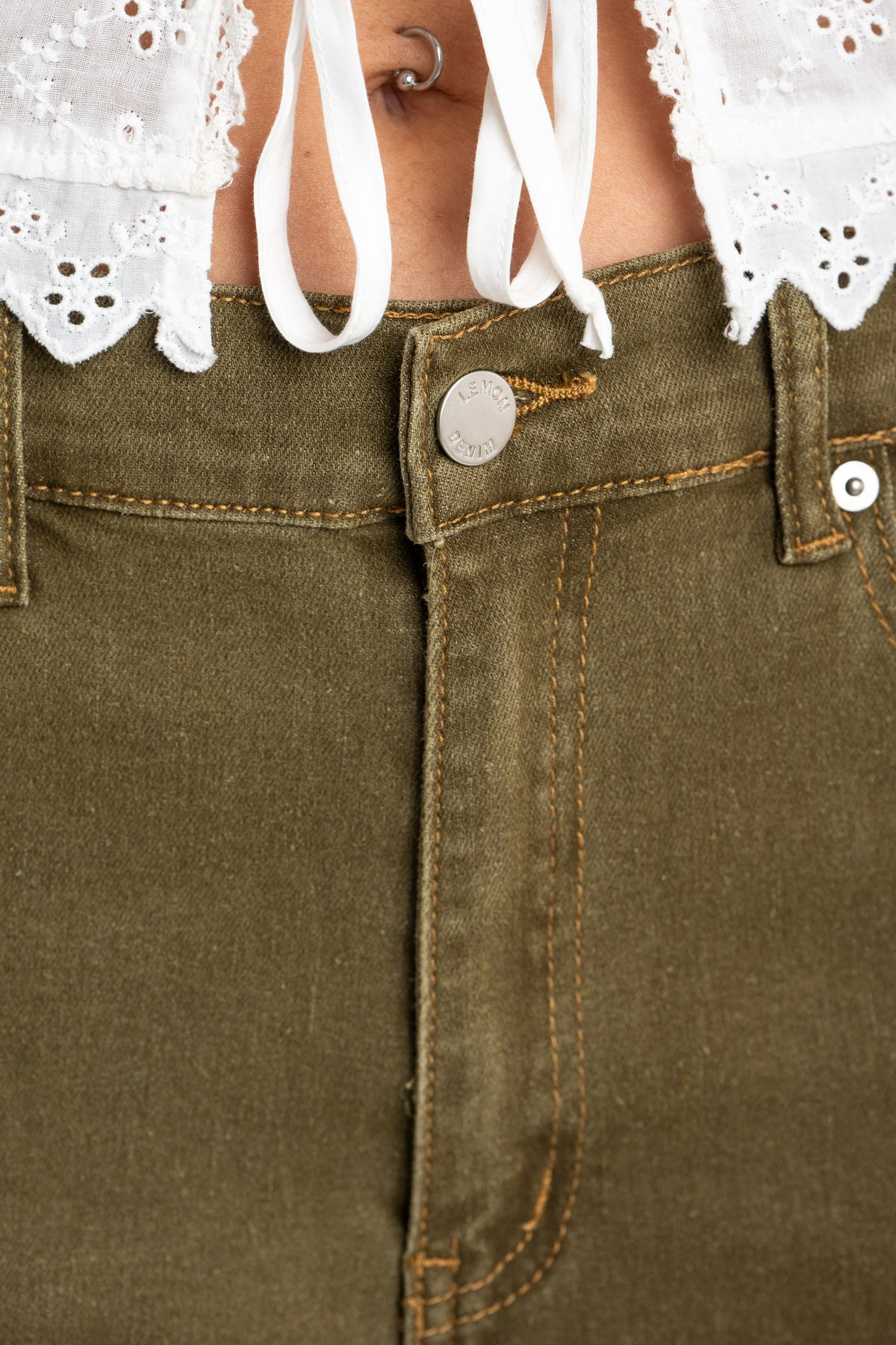 Jeans Flare - Oliva