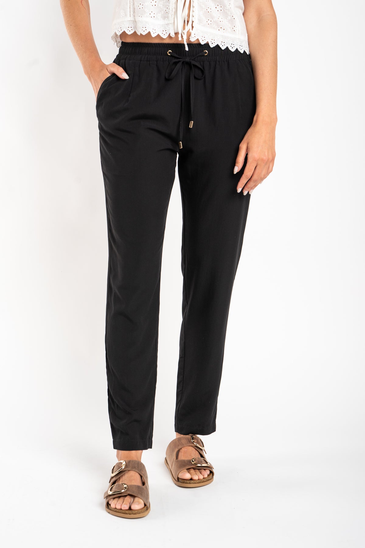 Calça Viscosa - Preto