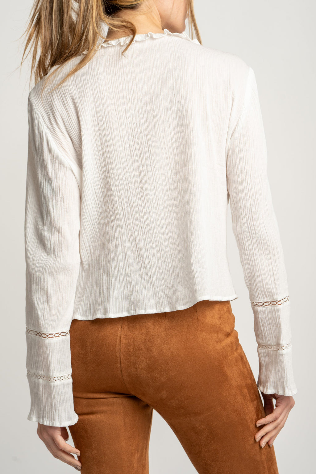 Blusa Rendas Algodão - Pérola