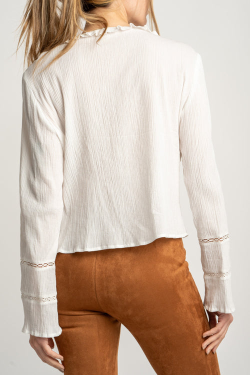 Blusa Rendas Algodão - Pérola