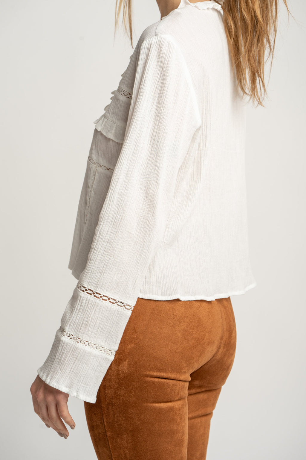 Blusa Rendas Algodão - Pérola