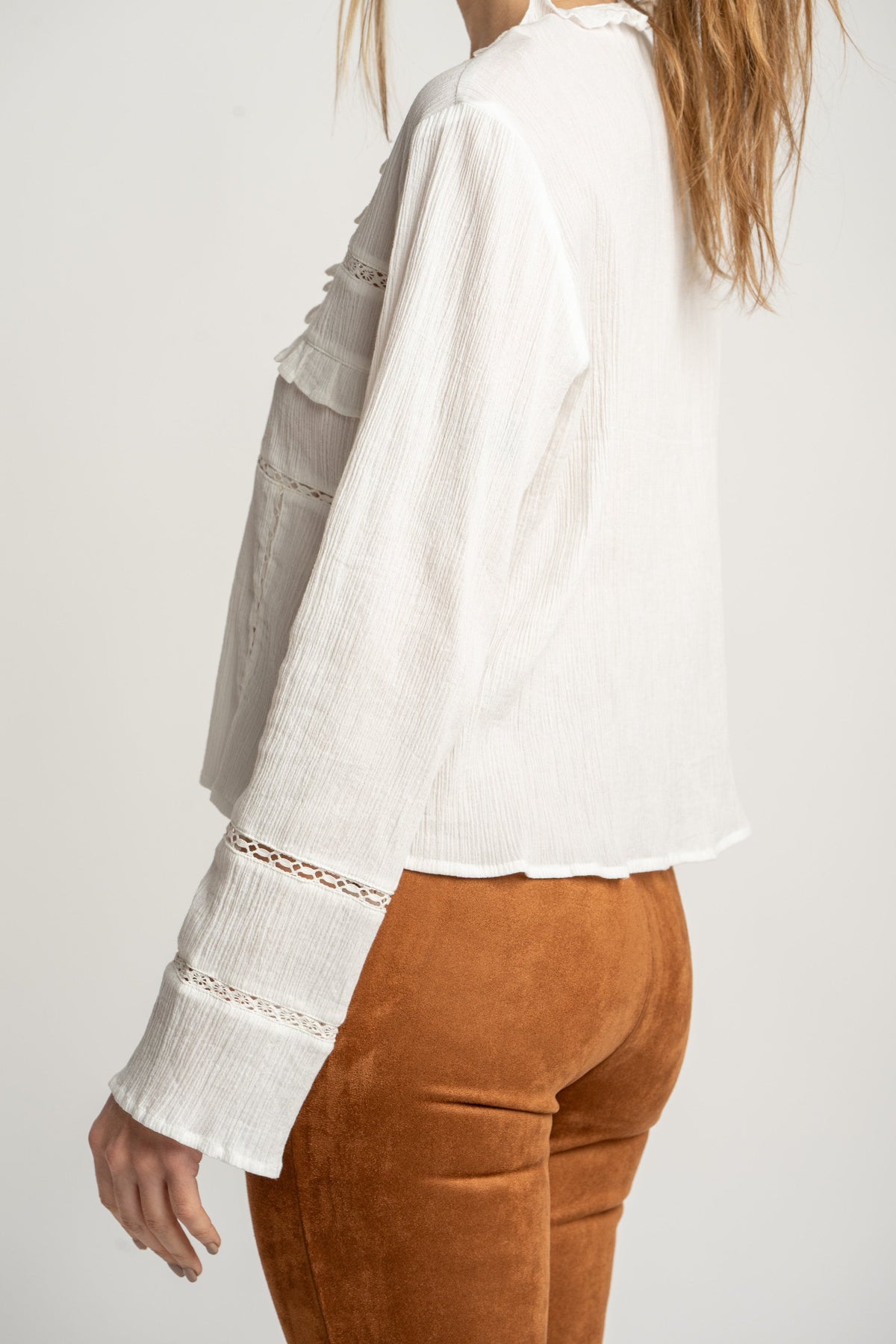 Blusa Rendas Algodão - Pérola