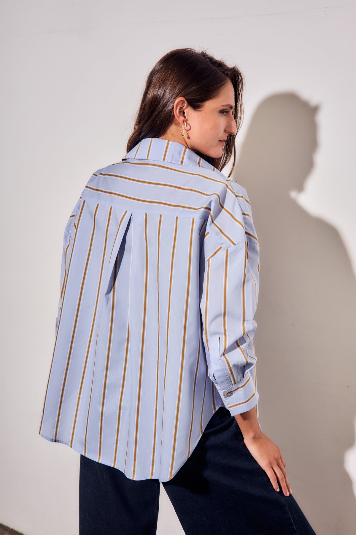 Camisa Listrada - Azul