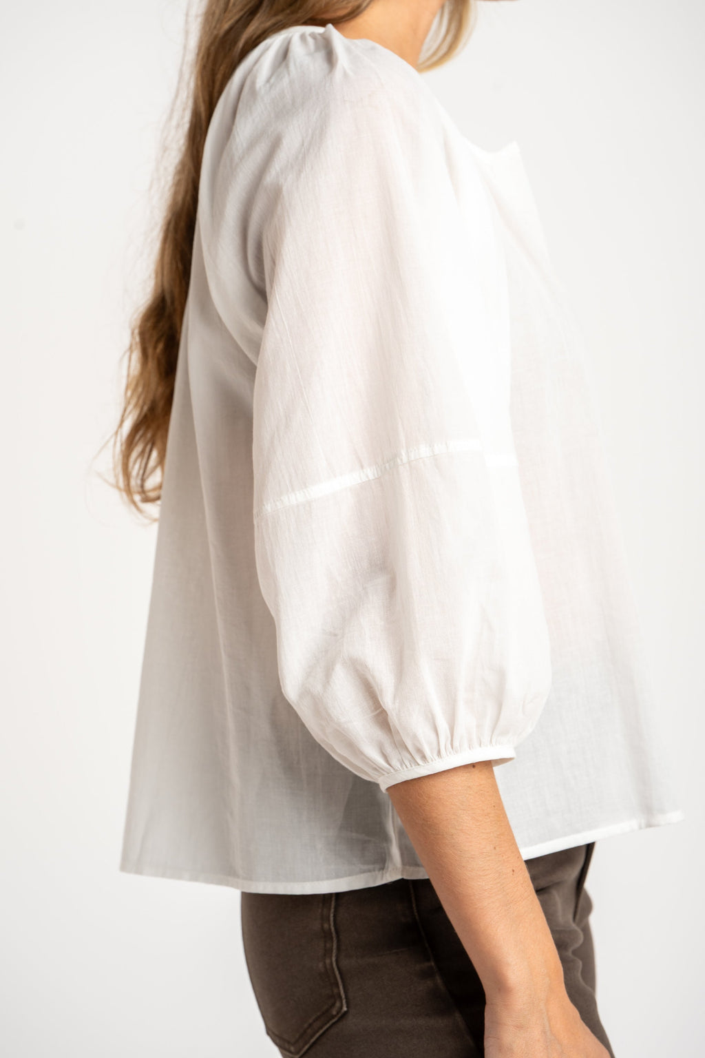 Blusa Algodão - Cru