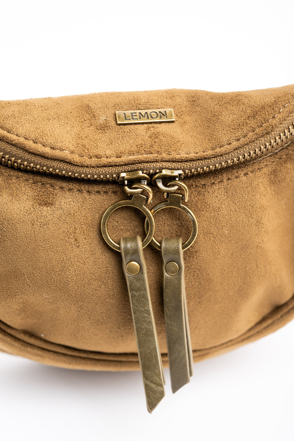 Bolsa Camurça Vegana Oliva - Lemon