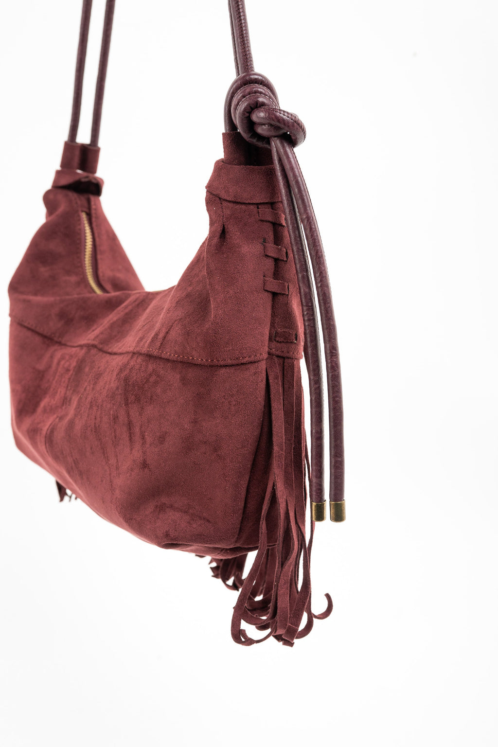 Bolsa Camurça Vegana Franjas