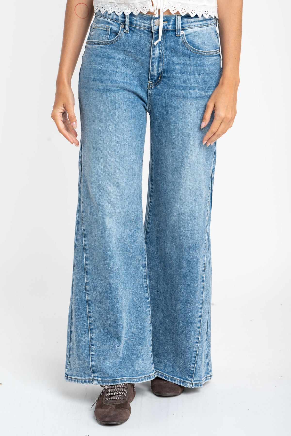 Jeans Extra Wide Leg - Denim