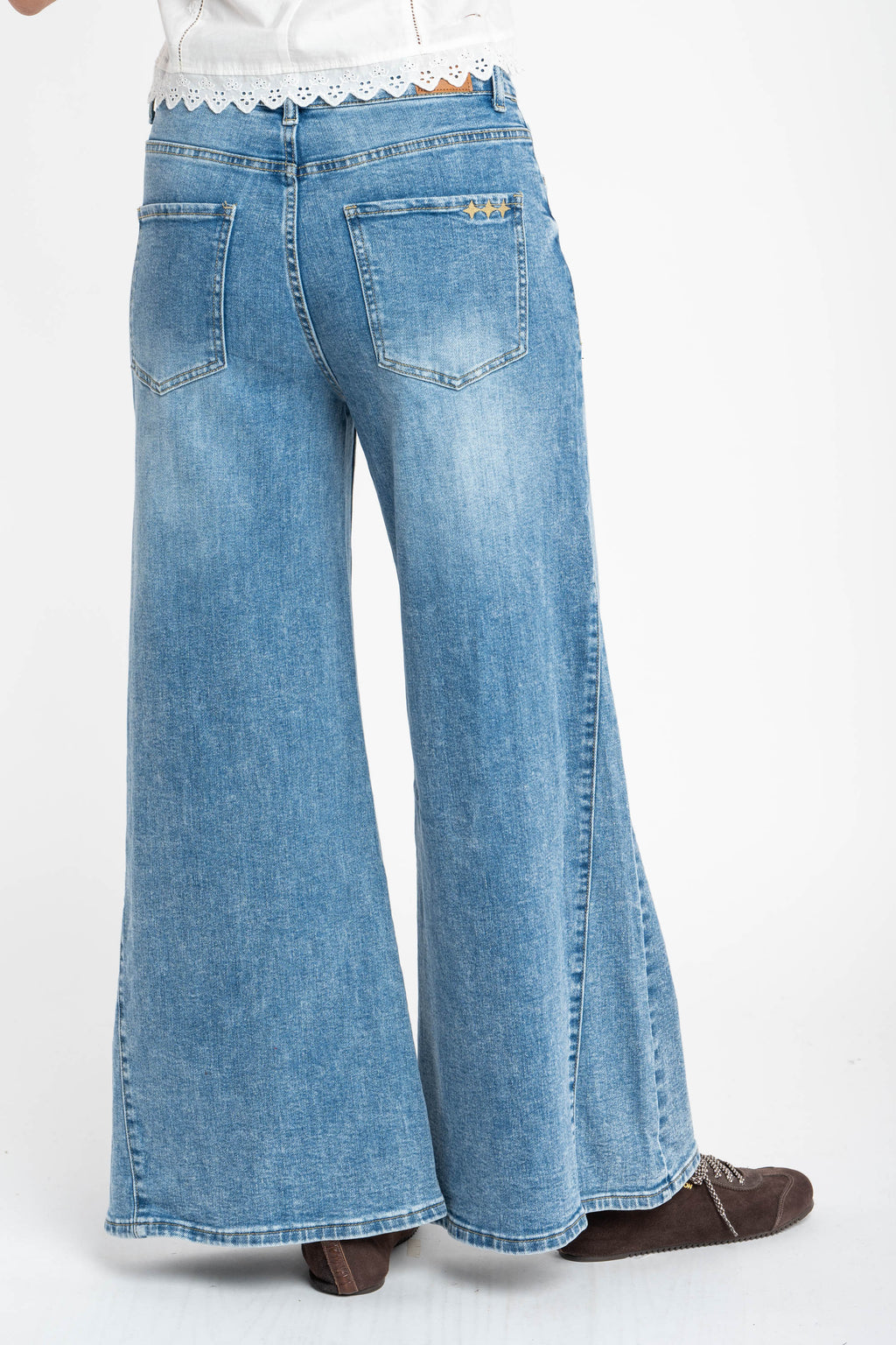 Jeans Extra Wide Leg - Denim