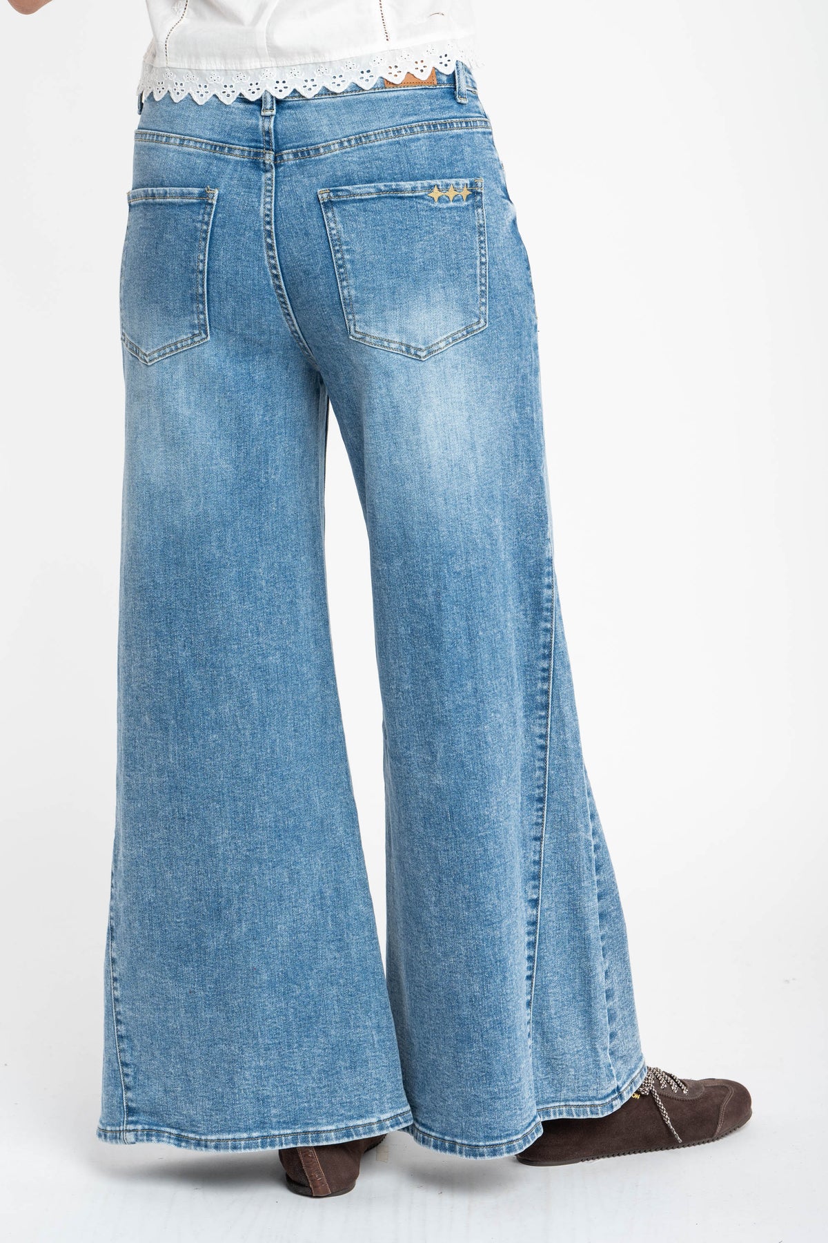 Jeans Extra Wide Leg - Denim