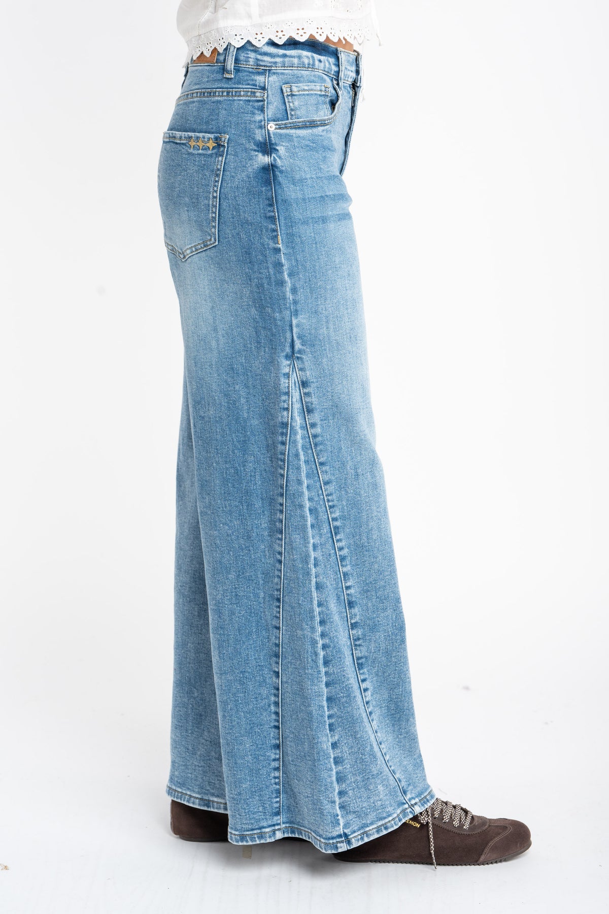 Jeans Extra Wide Leg - Denim