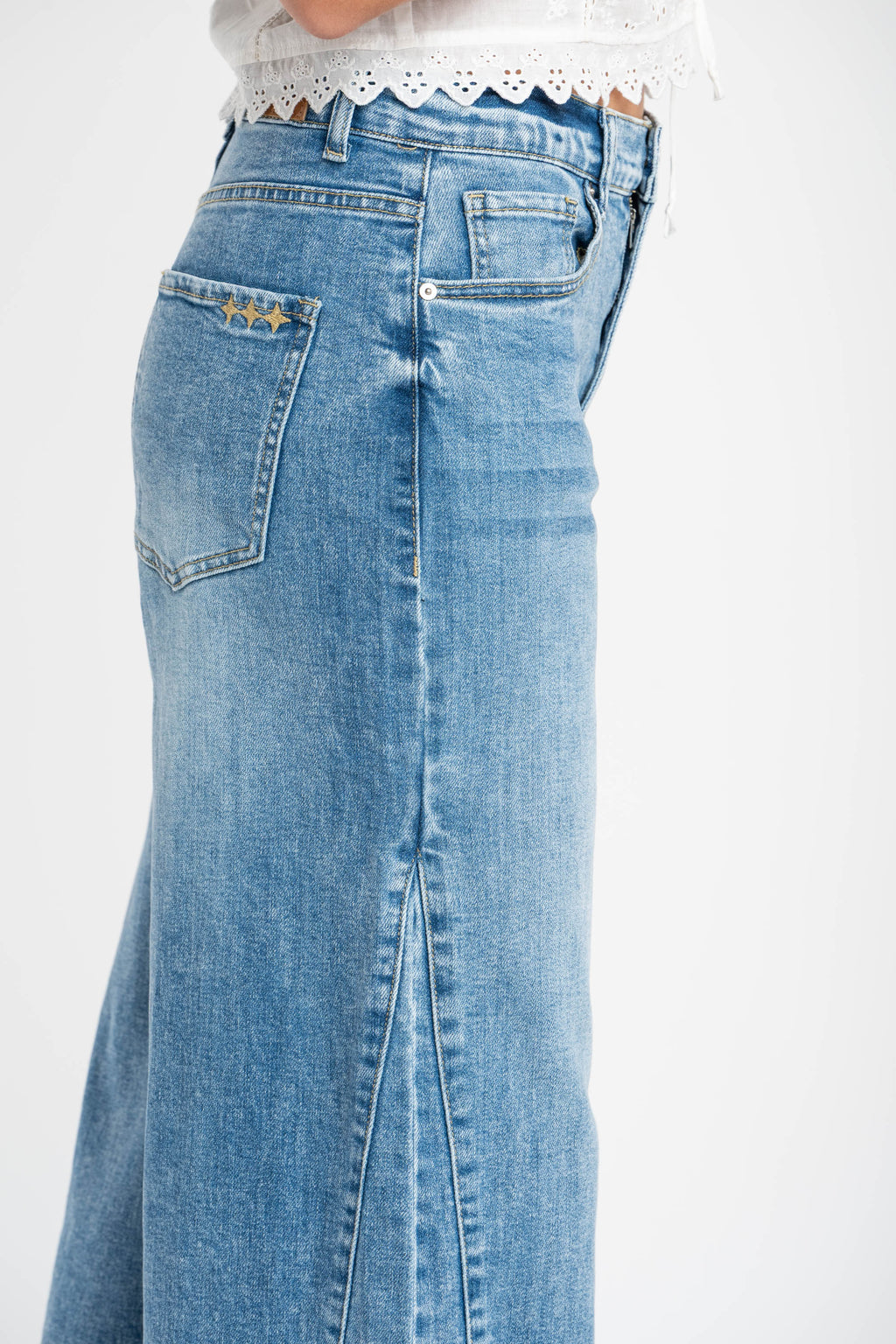 Jeans Extra Wide Leg - Denim