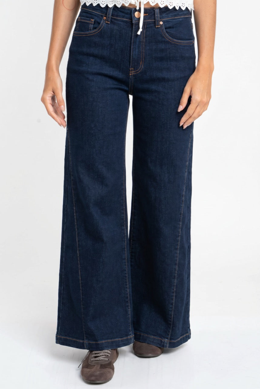 Jeans Wide Leg - Denim