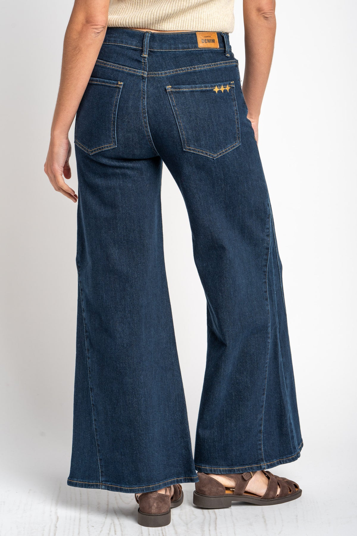 Jeans Wide Leg - Denim