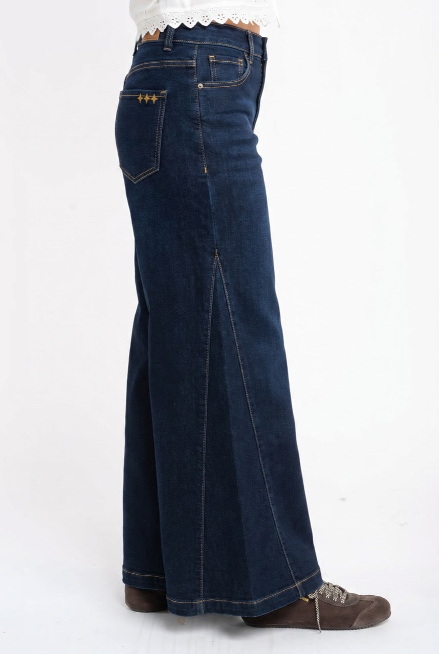 Jeans Wide Leg - Denim