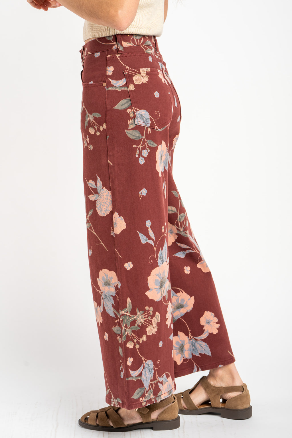 Jeans Perna Longa Estampa - Estampado