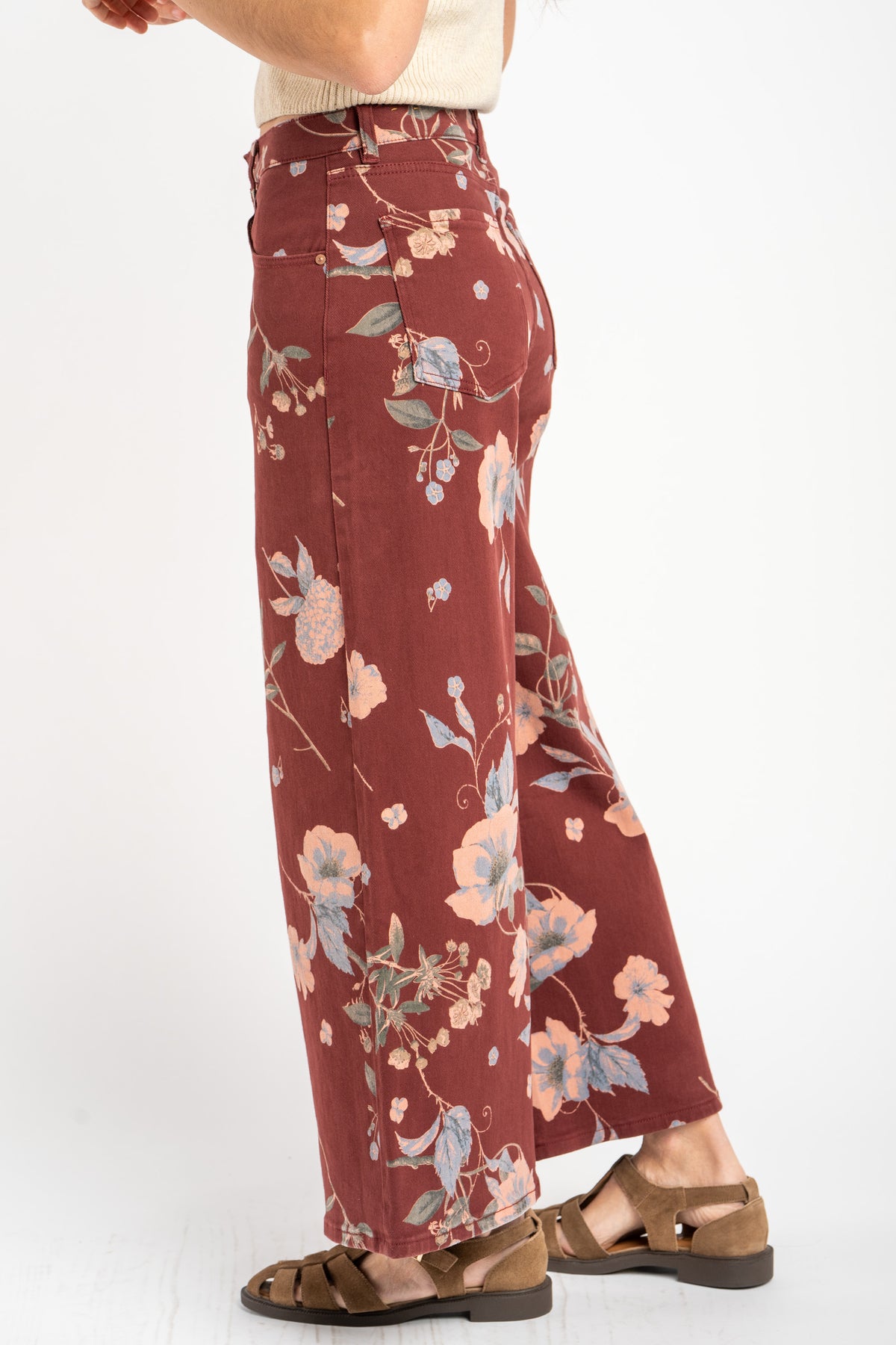 Jeans Perna Longa Estampa - Estampado