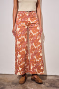 Jeans Wide Leg Estampado