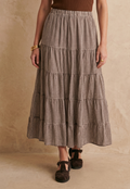 Saia Gingham - Chocolate