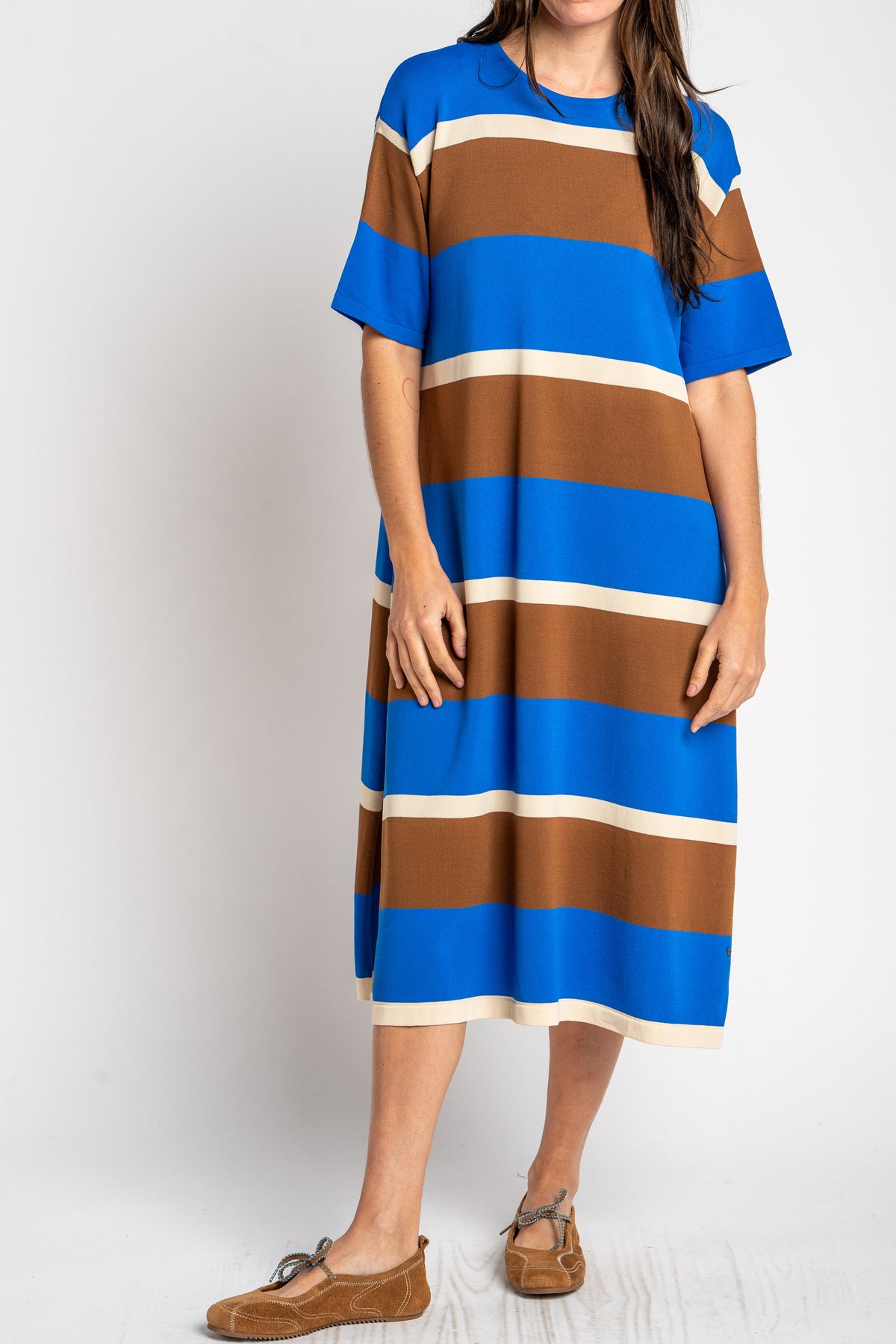 Vestido de Tricô - Marrom