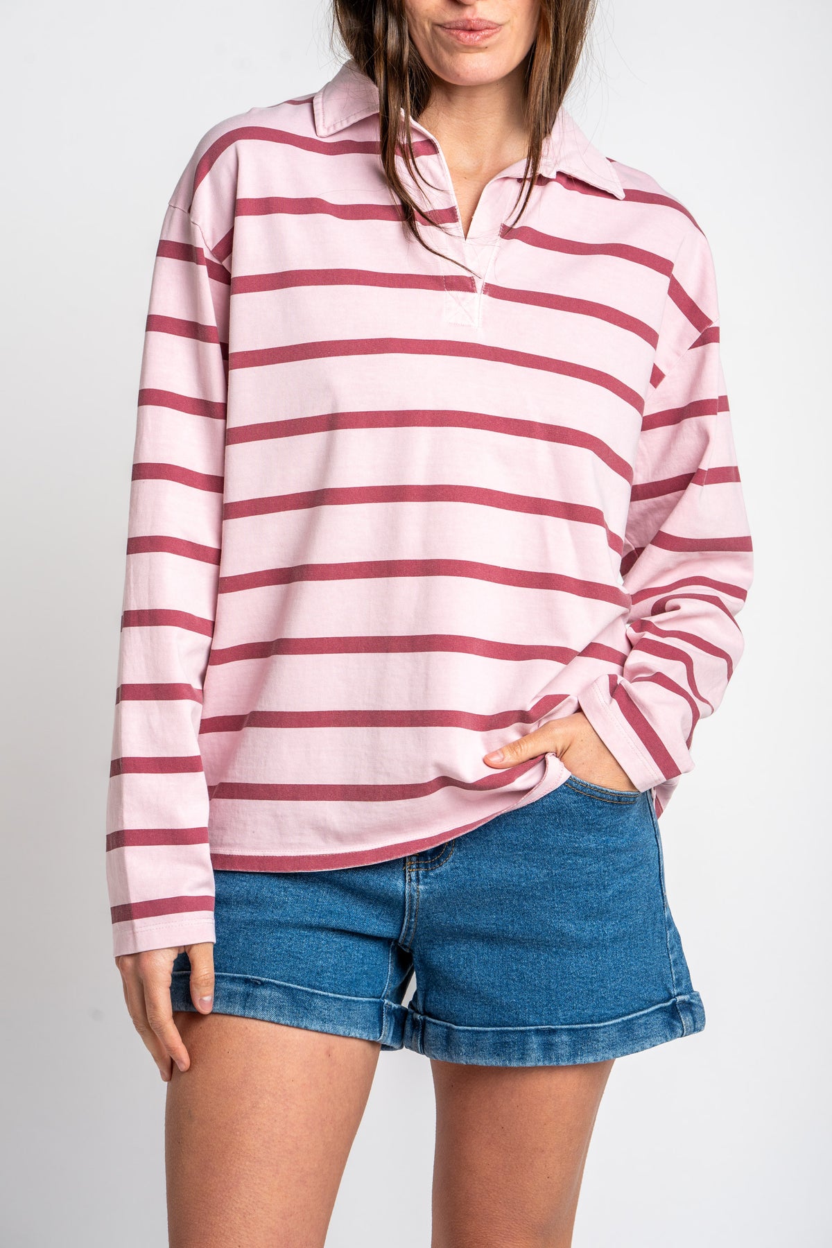 Suéter Polo - Rosa