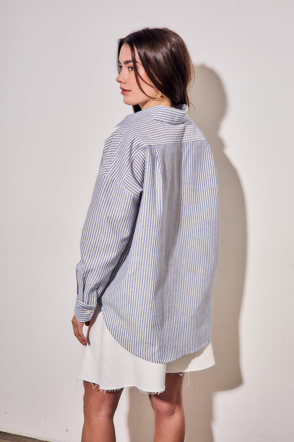 Camisa Listrada - Azul