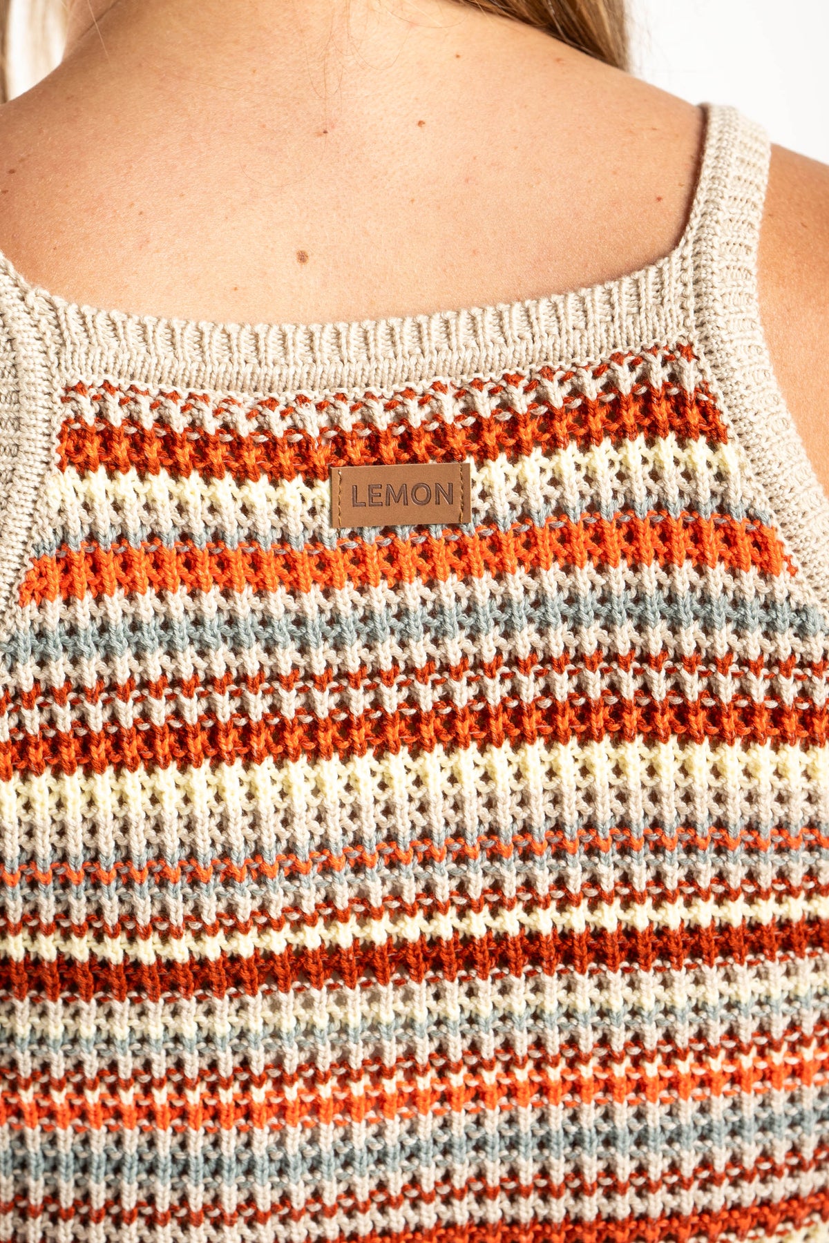 Top Tricô Listrado - Multi