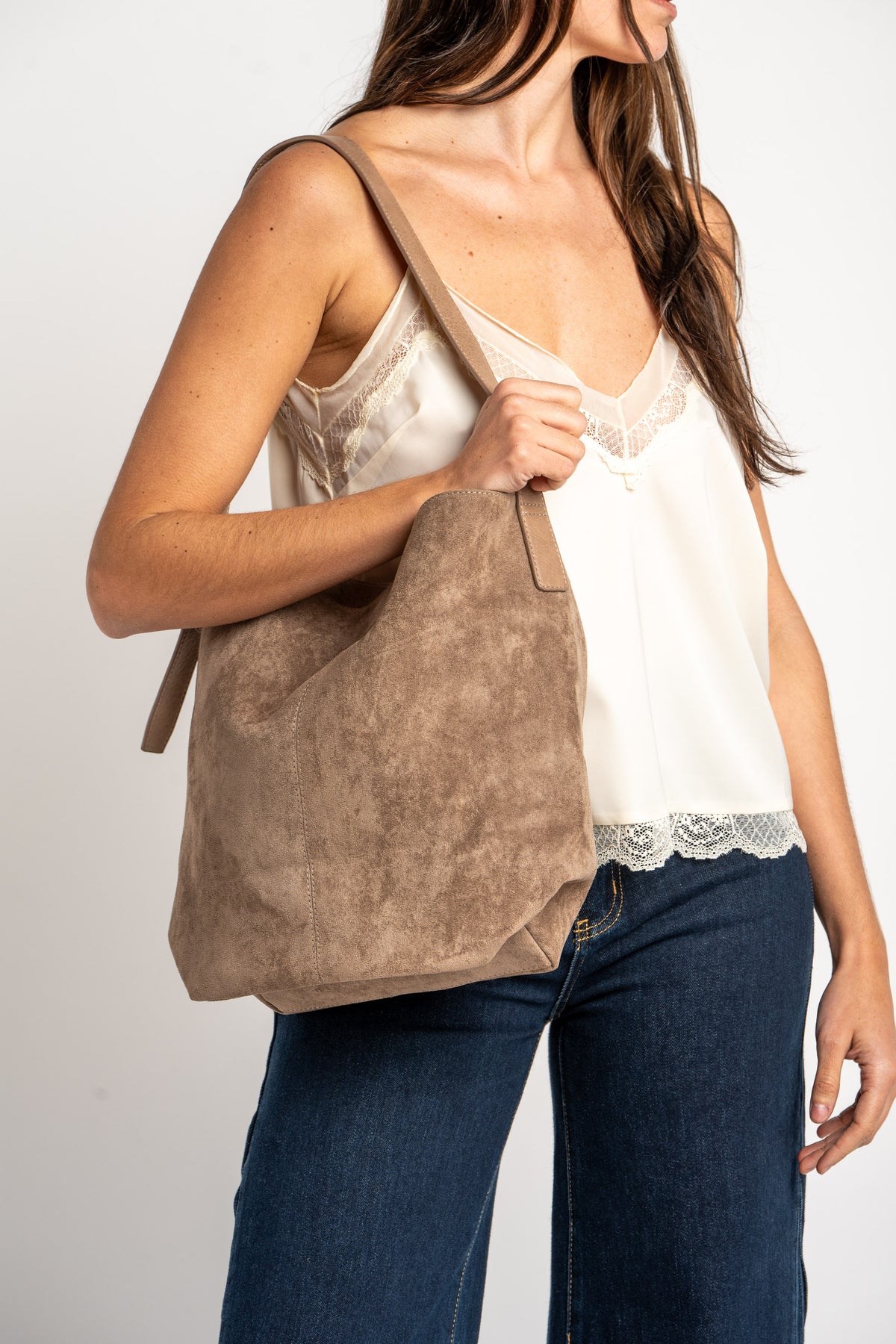 Bolsa Camurça Vegana - Vison