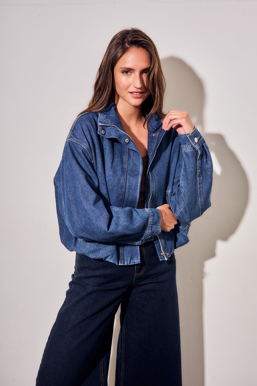 Jaqueta Bomber - Jean