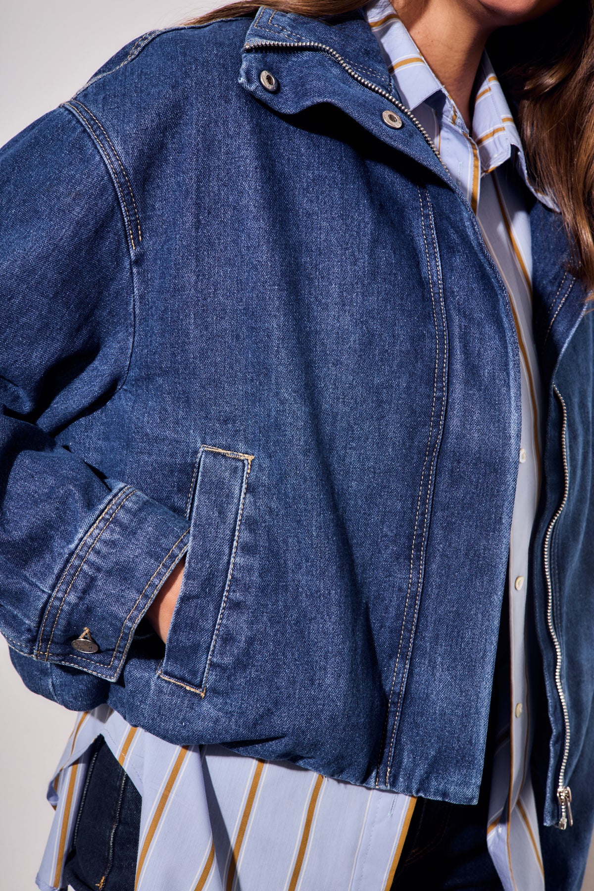 Jaqueta Bomber - Jean
