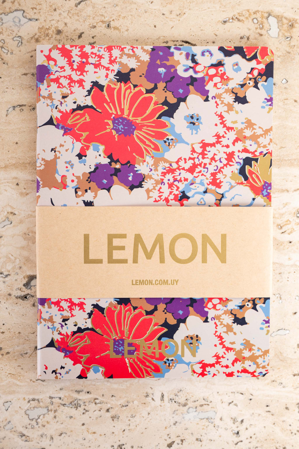 Caderno Estampa Flores - Multi