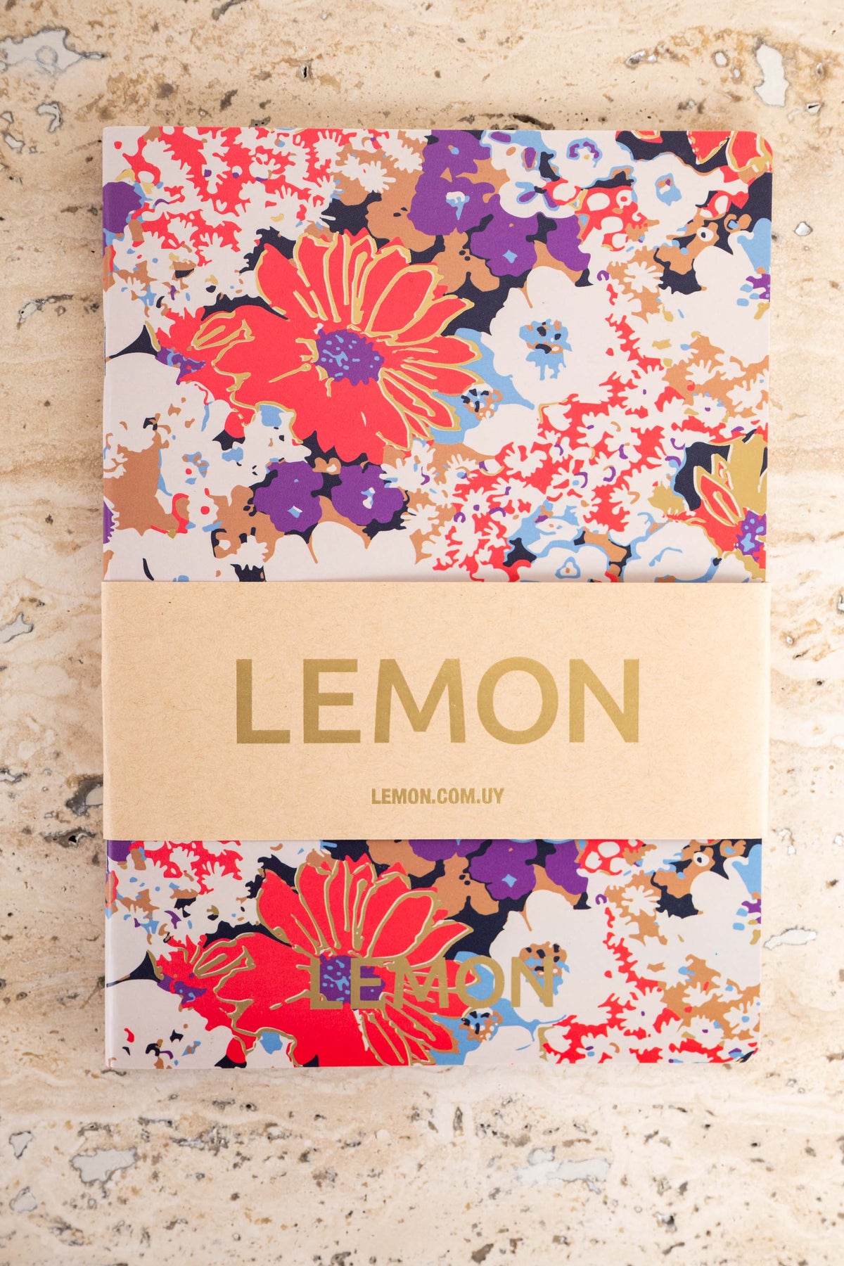 Caderno Estampa Flores - Multi